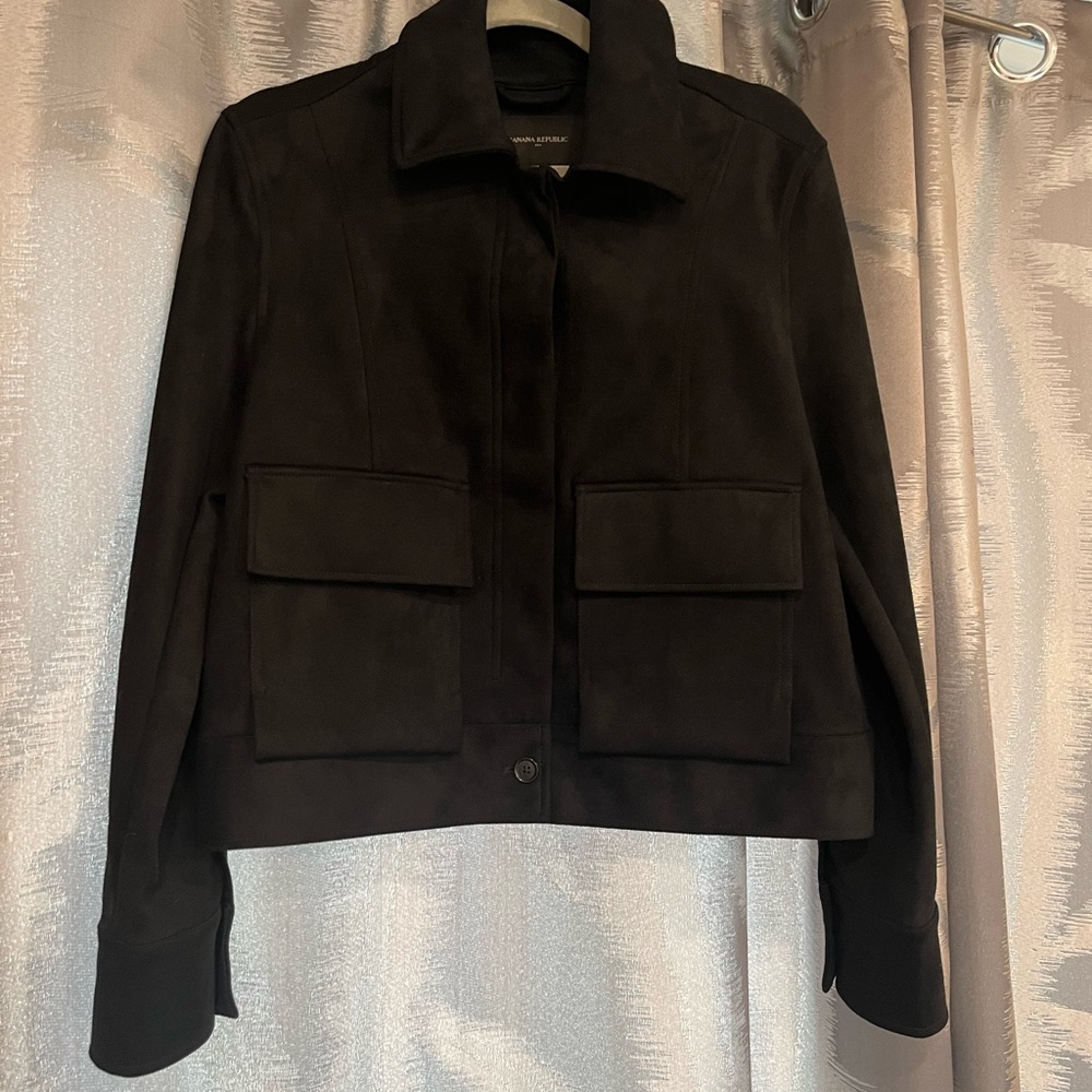 Banana Republic Black Utility Jacket